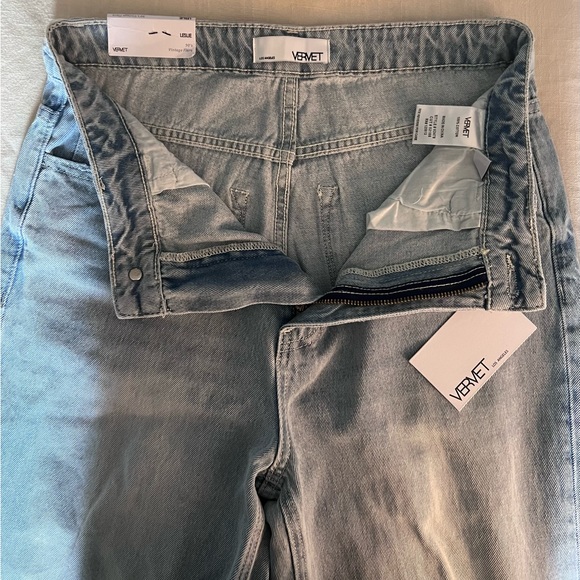 Vervet Dark Wash Leslie 90’s Flare Denim Jeans - Picture 8 of 8